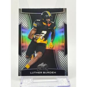 2025 Leaf Metal Luther Burden Prismatic Silver Refractor 68/149 SP Chicago Bears